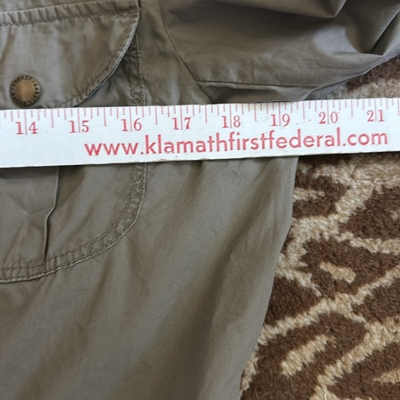 Lauren Ralph Lauren utility jacket Womens M Khaki Safari military Utility casual - Picture 12 of 13